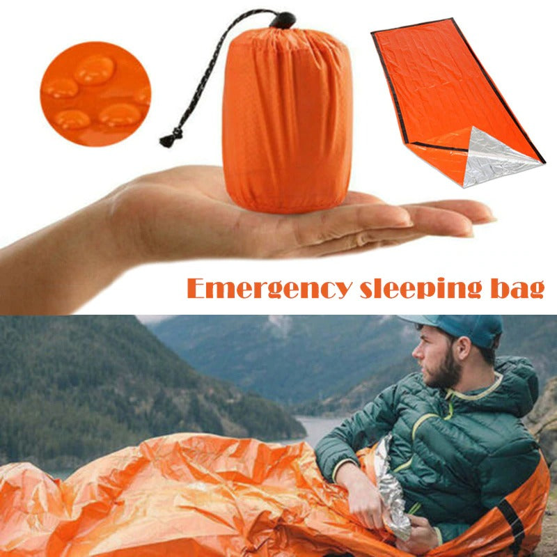 pocket Emergency Sleeping Bag Thermal Keep Warm Waterproof