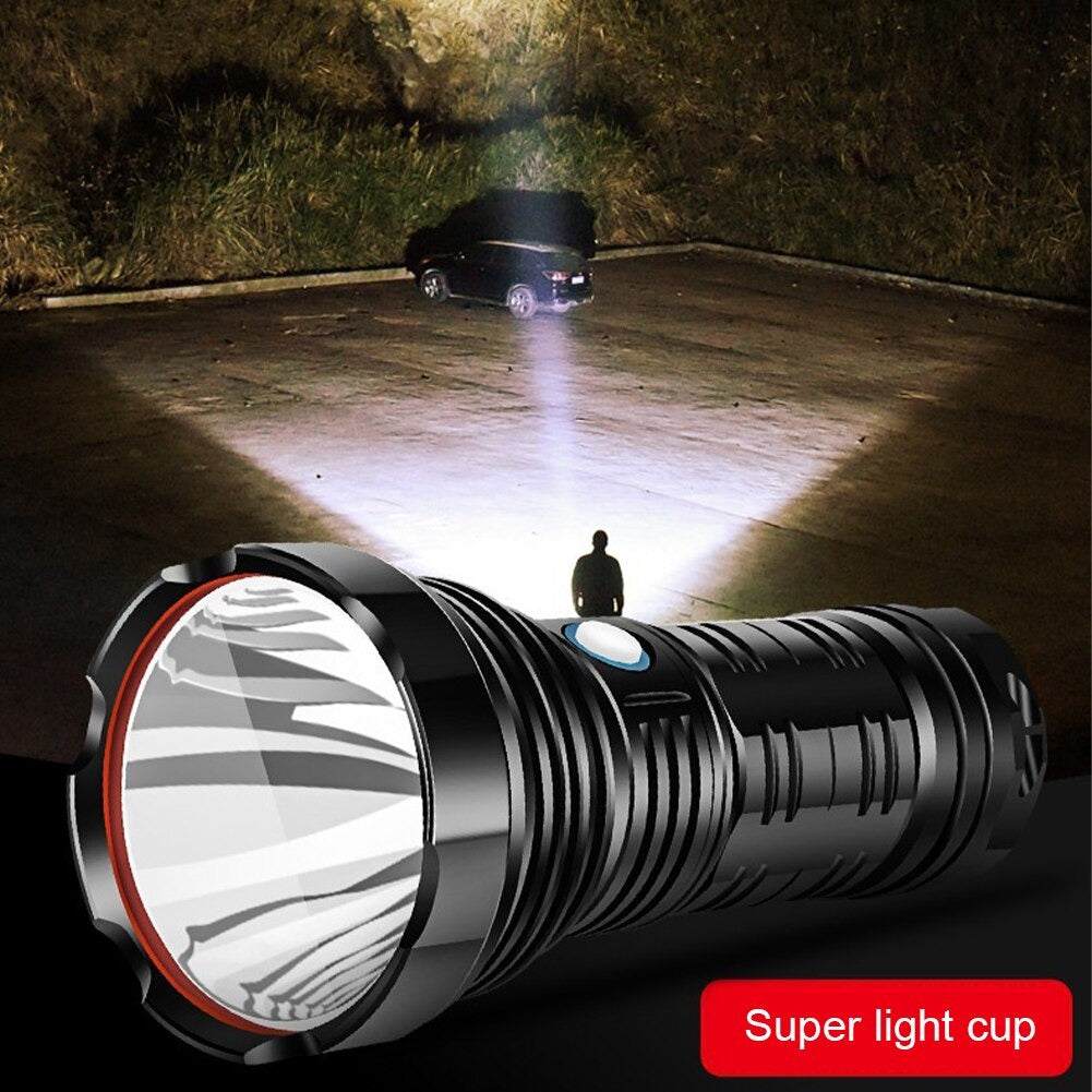 Super Bright High Beam Rechargeable Long Range Torch