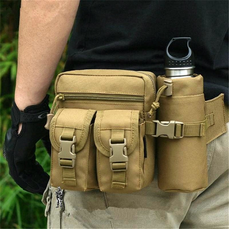 Waist Pouch With Bottle Holder