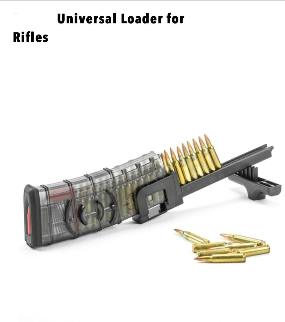 Rifle magazine speed loader