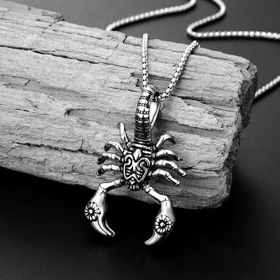 Scorpion King Pendant Necklace Stainless Steel