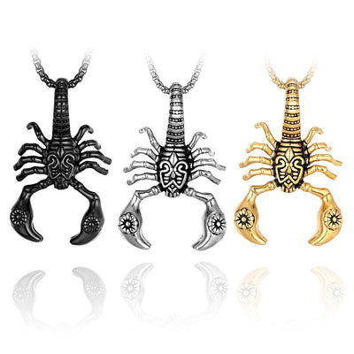 Scorpion King Pendant Necklace Stainless Steel