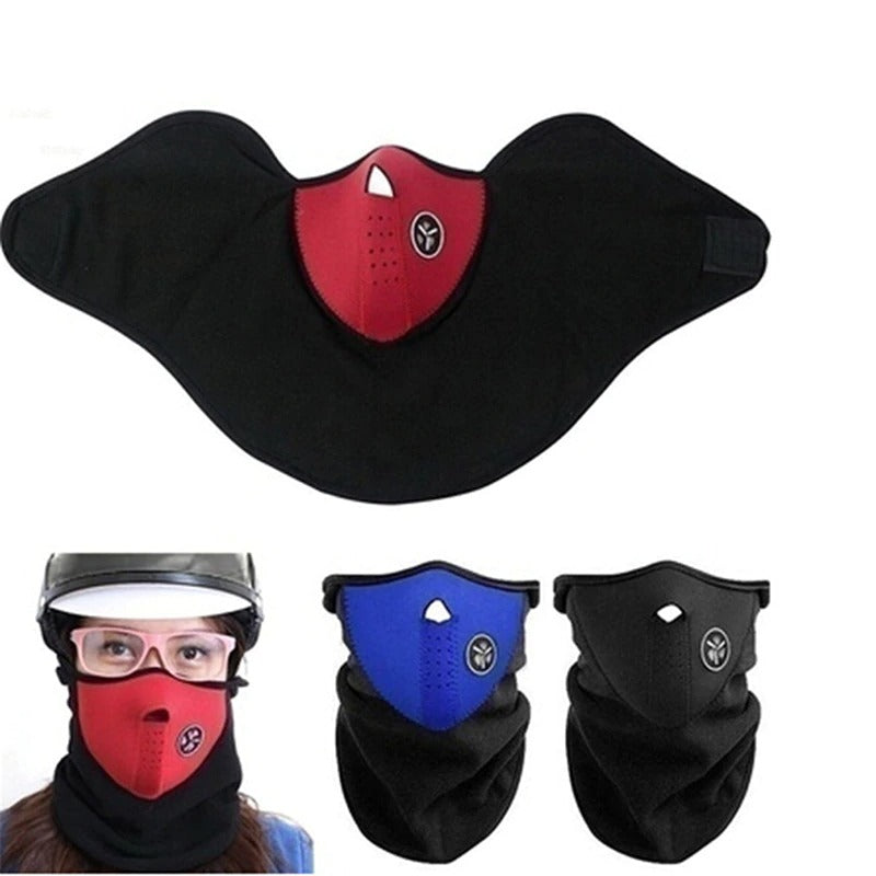 Unisex Motorcycle Warm Mask Neck Warm(BLACK)